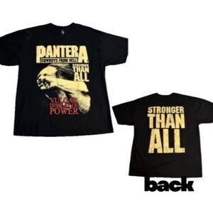 Pantera Vulgar Display Of Power Rare Cream Colorway 2XL 100% Cotton NEW